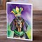 Edge Collections - 5" x 7" - Multicolor - Coonhound Greeting Cards - 8 Pieces